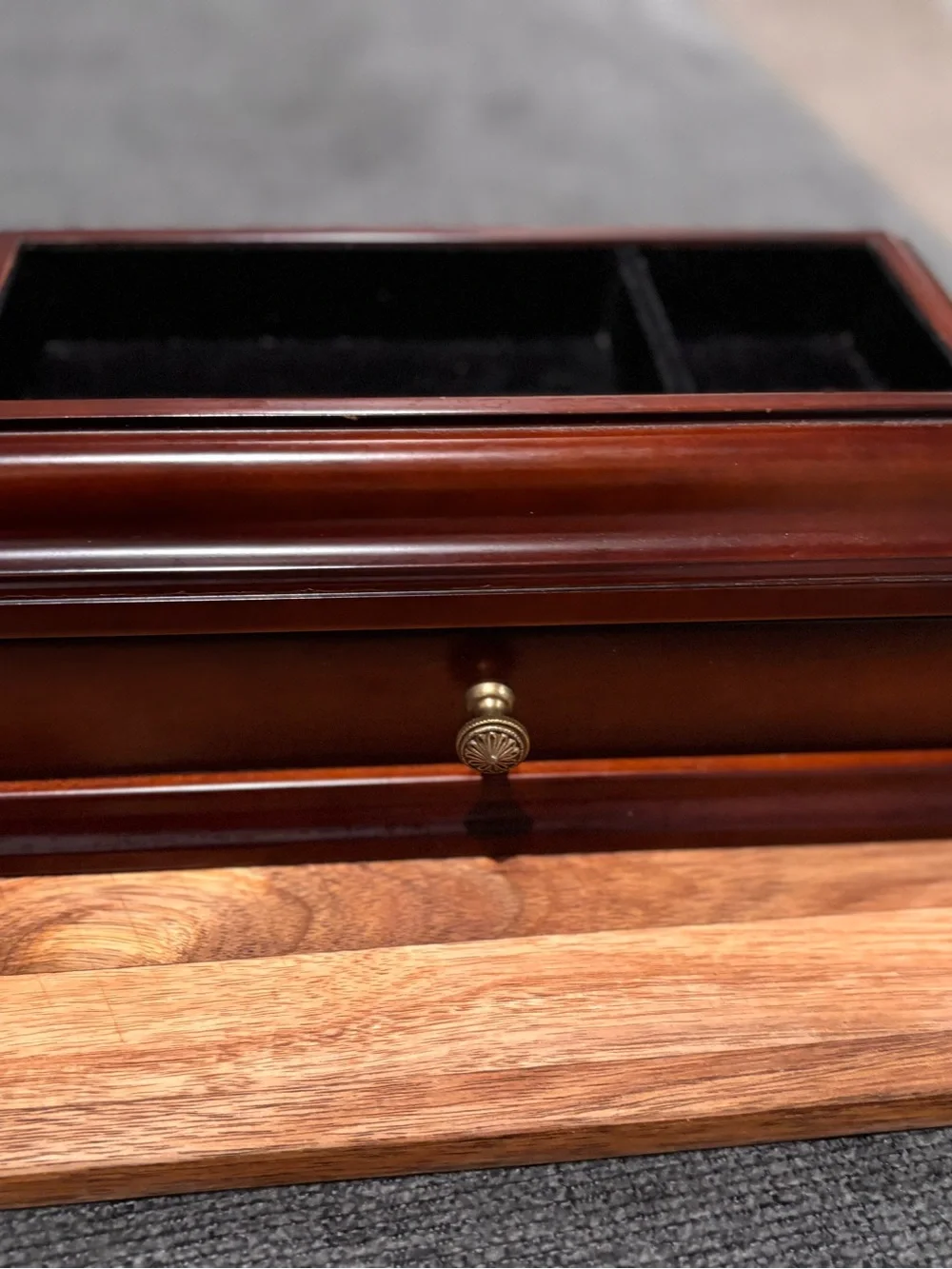 Vintage Bombay Company Wood Jewelry Box / Trinket Organizer